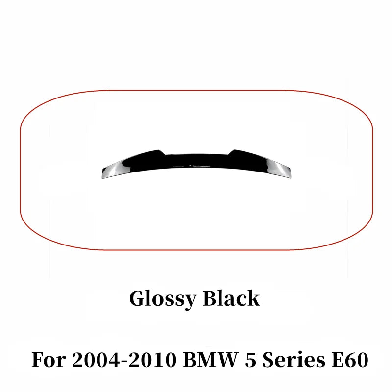 Car Rear Roof Lip Spoiler For BMW 5 Series E60 520i 525i 530i 2004-2010 For M5 Style Rear Trunk Tail Wing Tuning Accessories