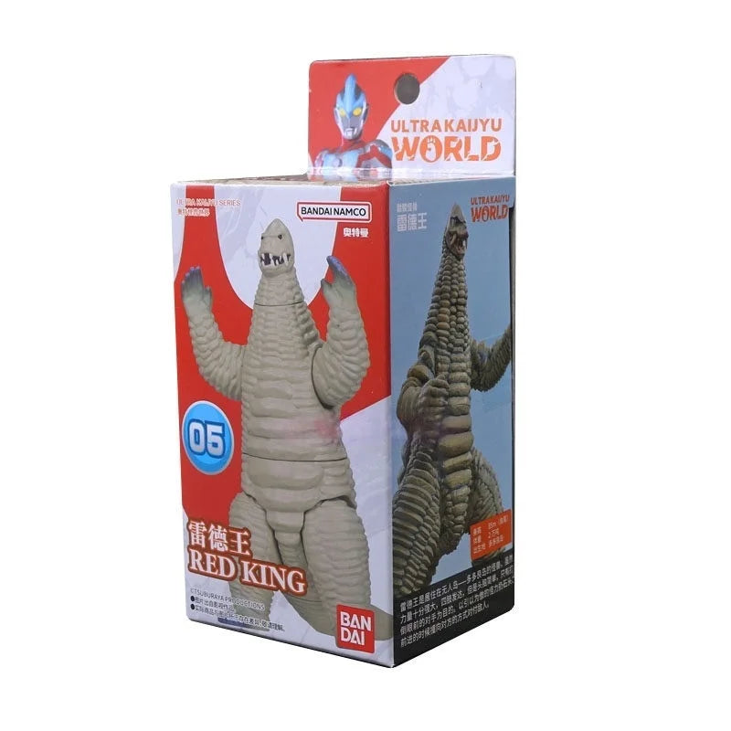 Bandai Ultra Kaiju Series Monster World RedKing Mini Figure - Collector's Gift for Ultraman Fans - Perfect for Party Decor
