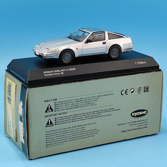 Diecast KYOSHO 1:43 Scale Fairlady Z 300ZR Silver Alloy Car Model