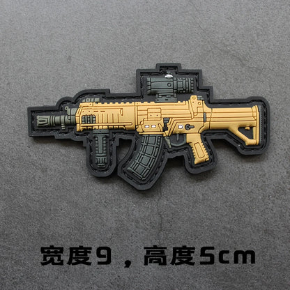 New 3D PVC Armband M416 Q Edition Armband Backpack Morale Collection Tactical Fast Tank Military Hook&Loop Patches for Clothing