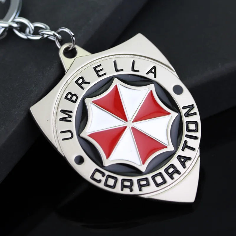 Resident Evil Metal Keychain Necklace Series STARS Badge Pendant 2026 Umbrella Corporation Cosplay Accessory Gift Collectible