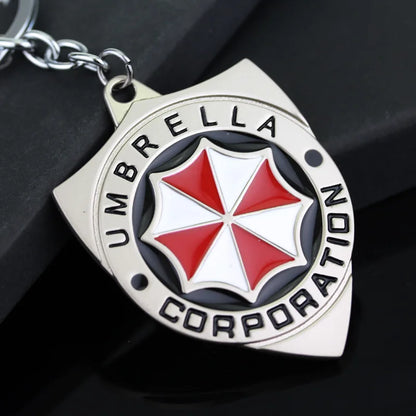 Resident Evil Metal Keychain Necklace Series STARS Badge Pendant 2026 Umbrella Corporation Cosplay Accessory Gift Collectible