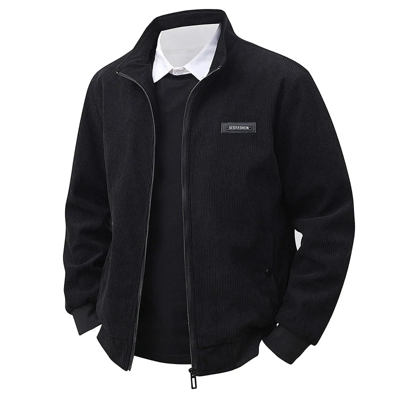 Men's Corduroy Lapel Jackets 2025 Men's Spring and Autumn New American Retro Brand Loose and Handsome Multi-pocket Cargo Jacket