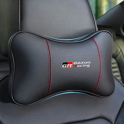 Car Ornaments Seat Headrest Auto Neck Pillow For Toyota GR Gazoo Racing Yaris Supra A90 GT GT3 GR86 Corolla accessories interior