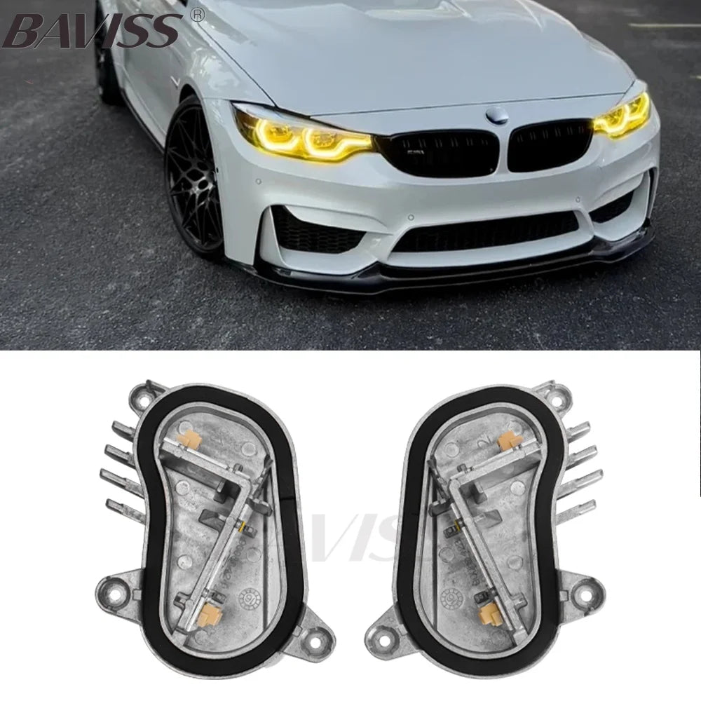 For 2018-2020 BMW M3 M4 F80 F32 F36 F33 F82 Adaptive Led Headlight CSL Blue Red Yellow Angel Eyes DRL 63117493229 63117493230