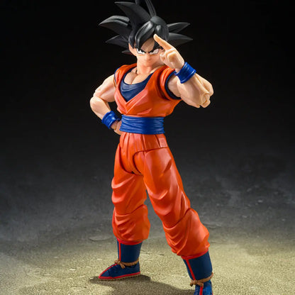 BANDAI S.H.Figuarts Dragon Ball Z Son Goku Kind-hearted Saiyan 3.0 New Body Original Figure  Cell Saga Dynamic Shoulder In Stock