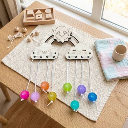 DIY Montessori Busy Board Accessories, Wooden Sensory Educational Toy, Fine Motor Skills & Cognitive Training Learning Toy for K