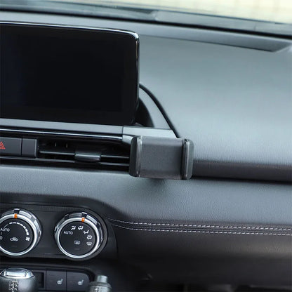 For Mazda MX5 MX-5 ND 2016-2024 ABS central control air outlet right mobile phone holder GPS navigation holder car accessories