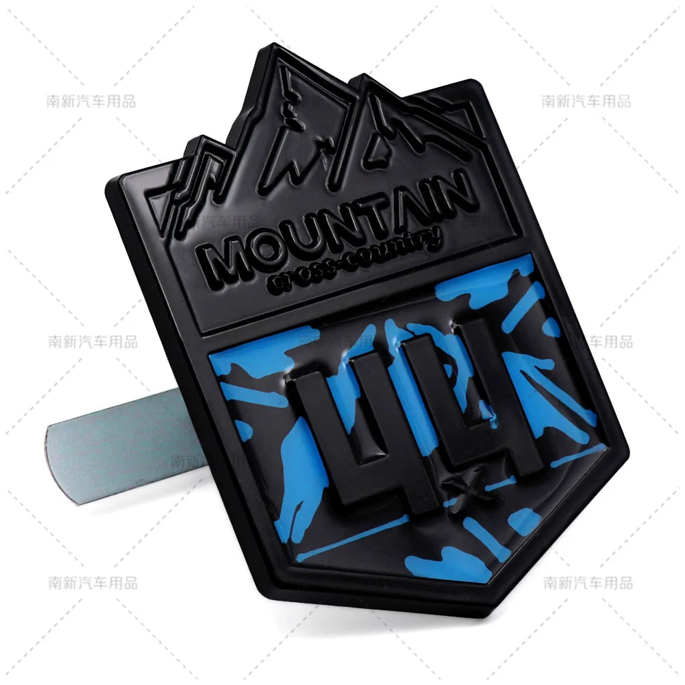 Metal 4X4 Mountain Cross Country Badge Emblem Grille Decal Car Stickers for Jeep Compass Grand Cherokee Wrangler Car Styling