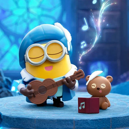 POP MART Minions Bedtime Stories by Bob and Tim Series Blind Box Toys Anime Action Figure Surprise Genuine Original Mystery Box