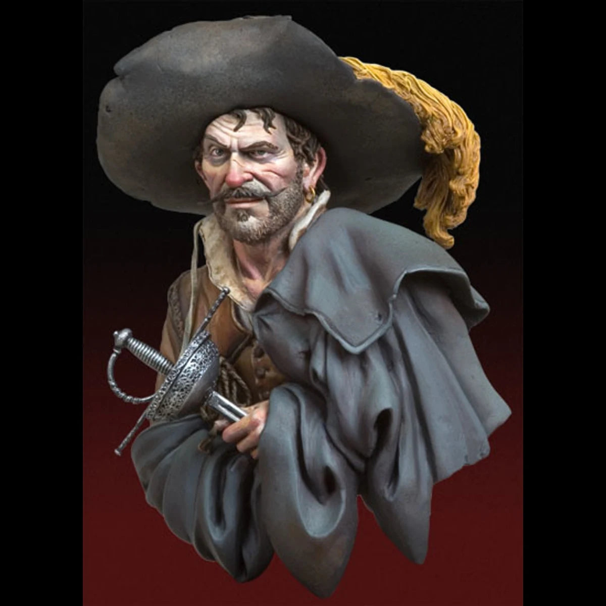 1/10 resin soldier model GK half figure - Pirate Raider - Unassembled and unpainted DIY kit - 913X