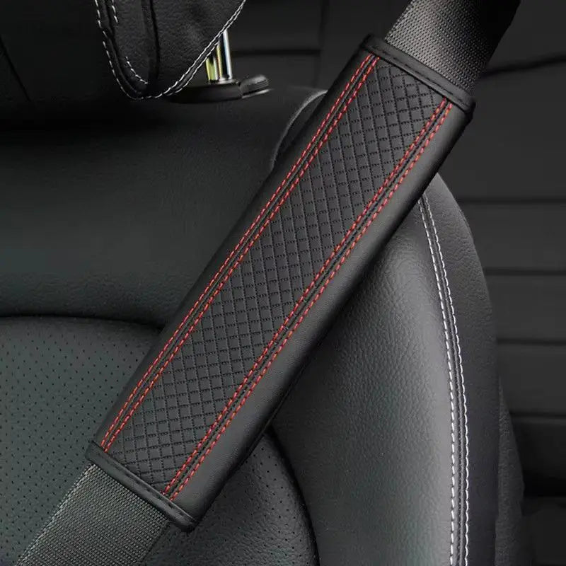 1/2Pcs Car PU Seat Belt Safety Belt Shoulder Cover Soft Breathable Protection Seat Belt Padding Pad Auto Interior Accessories