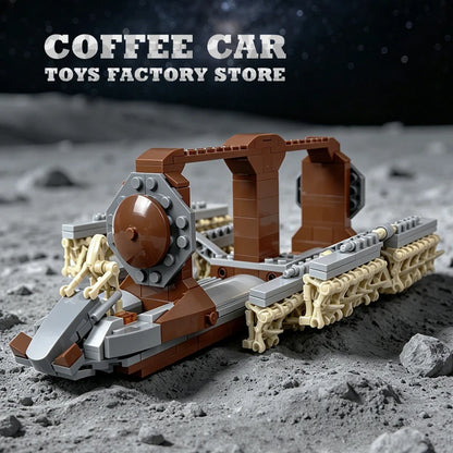 Sci-Fi Military Space Transport Ship MOC Bricks Toys Mecha Warrior Airship Model Star Plan Robot Spaceship Building Blocks Gifts