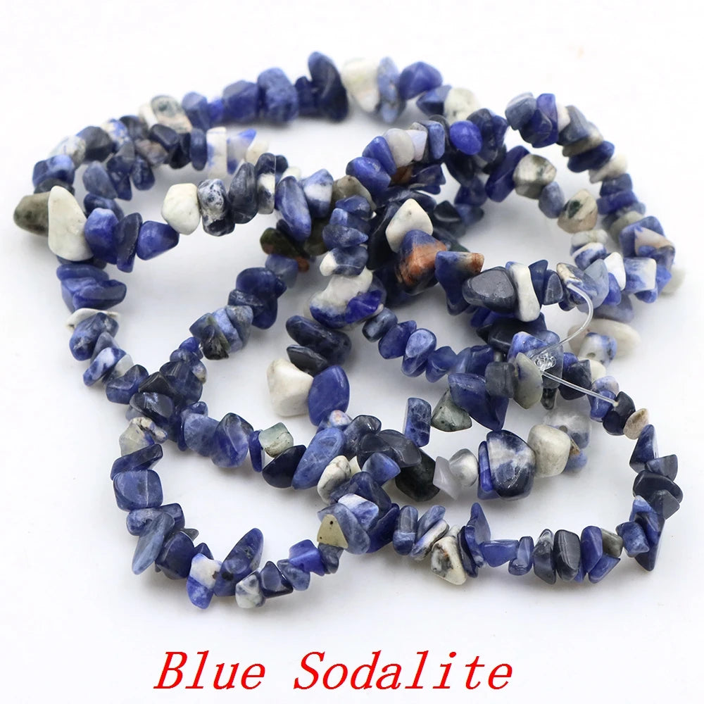 5-8mm Natural Irregular Lilac Lepidolite Stone Beads Gravel Chips Loose Spacer Beads for Jewelry Making DIY Bracelet Necklace