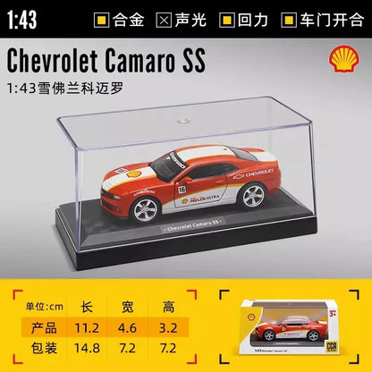 MSZ CCA 1:43 M4 DTM Gulf Station Shell Station McLaren Lamborghini Series Racing Alloy Model Toy Car Casting Pullback Function