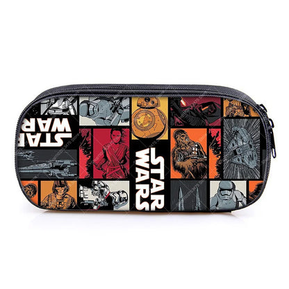 Student Creative Stationery Storage Pouch Accessories Anime Star Wars Cute Pen Case Fashion Printed Pencil Bag School Supplies