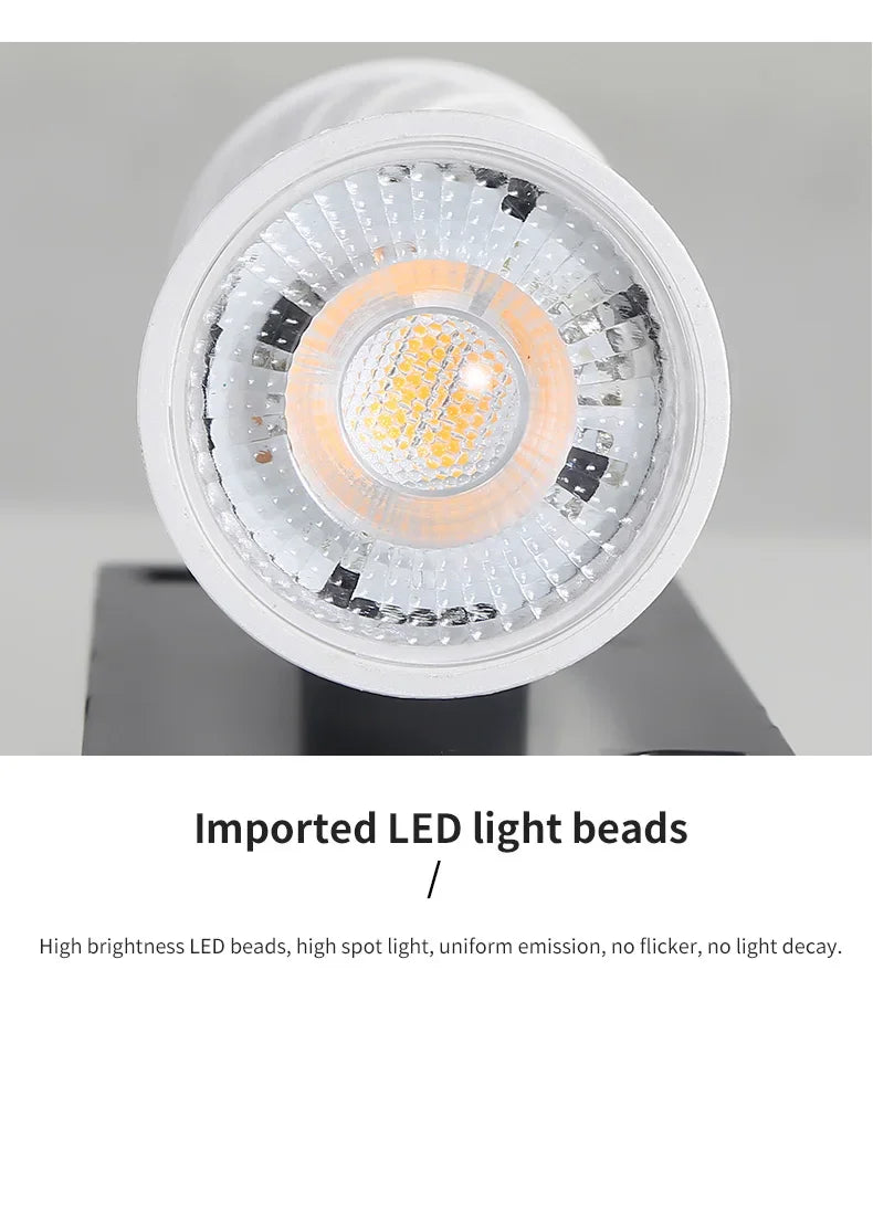 GU10 Simple Modern Wall Light For Garden Patio 5W 10W Waterproof Outdoor LED Wall Lamp Double Head Lighting Aluminum AC110V 220V