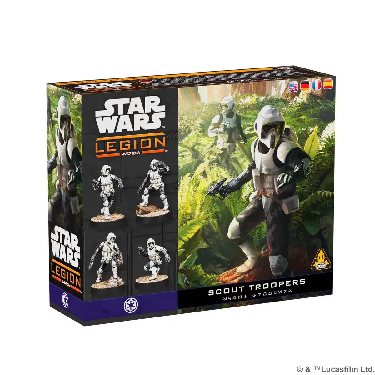 Authentic Star Wars Legion SWQ Series Army Hero Anakin Obiwan 501 Unassembled Unpainted Mini Desktop Strategic War Game