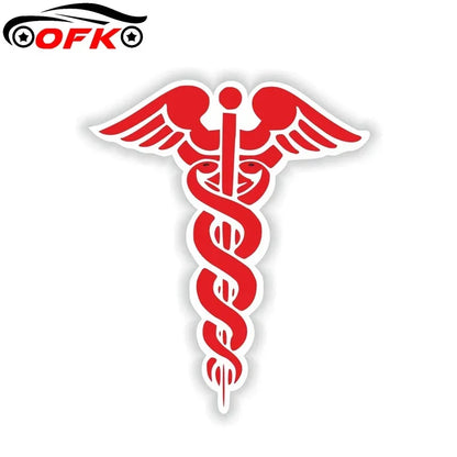 Car Stickers Amusing STAR OF LIFE Car Sticker Reflective The Tail of The Car Decal Decorative Accessories Creative Sunscreen