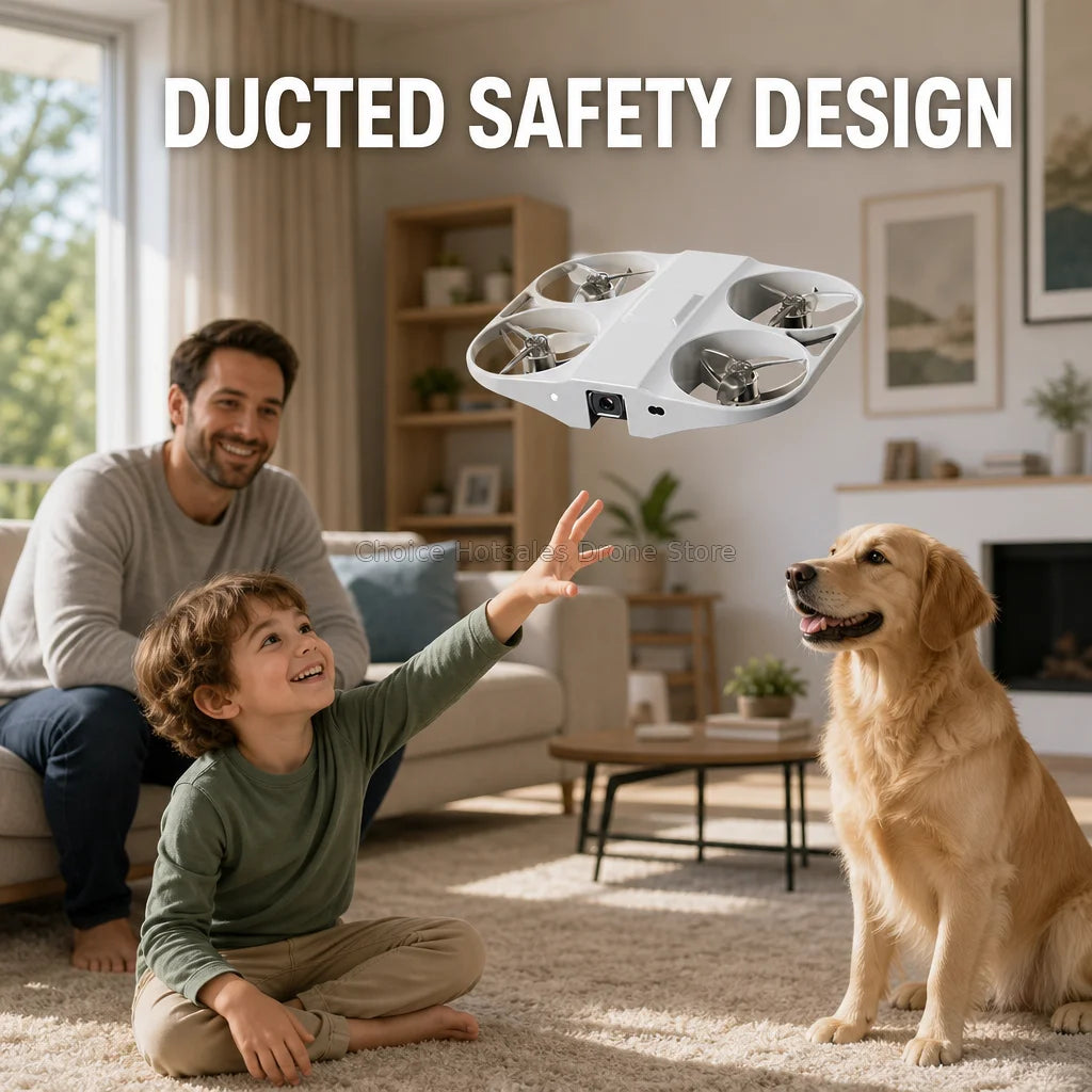 New Airmax Mini Drone Night Vision 4K HD Camera 2.8"Remote Control Thinest Follow RTH  7.4V Power Aircraft