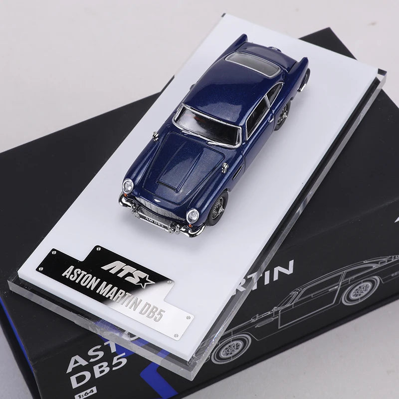 ATS 1:64 DB5 Alloy simulation car model toy collection display piece