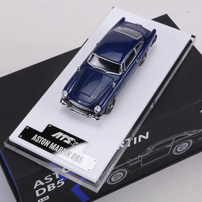 ATS 1:64 DB5 Alloy simulation car model toy collection display piece