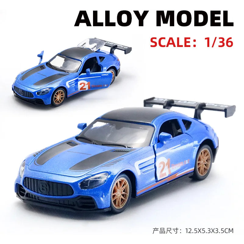 1:36 R34 MX5 RX7 AE86 Diecast Model Car Alloy Simulation Car Model for Display & Collection