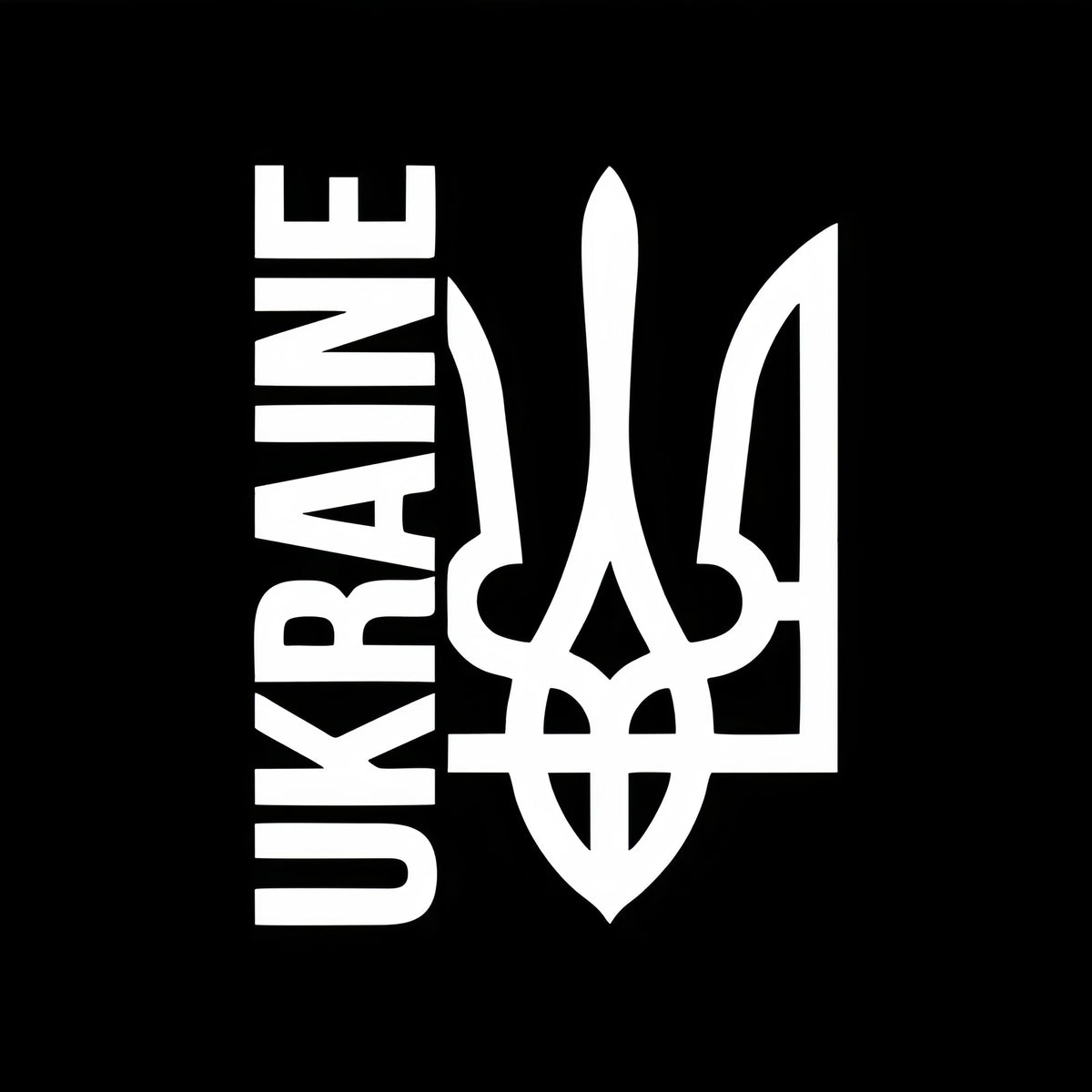 Ukraine Трезубец Тризуб Whole Body Waterproof Vinyl Car Sticker Decal Car Accessories Decor Pegatinas Para Coche