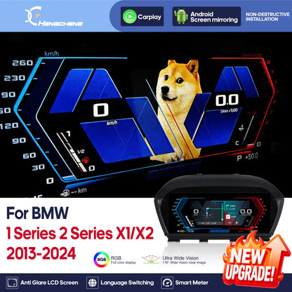 For BMW 1 Series  2 Series X1 X2 F20/F52/F22/F45/F48/F49/F39 2013-2024 Digital Cluster LCD Dashboard Cockpit Virtual Instrument