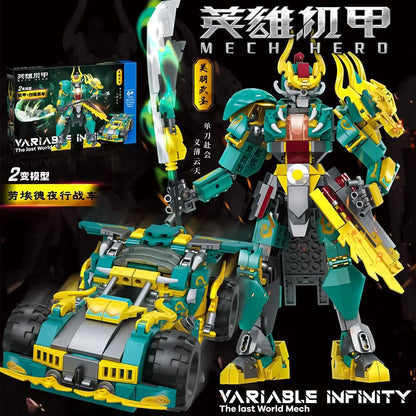 IN STOCK MOC Creative City Robot Model 62030 62031 Building Blocks Bricks Construction Assembling Children Toys Christmas Gifts