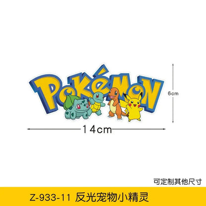 20styles Monster Elf Car Stickers Anime Figure Eevee Charmander Cute Cartoon Doll Creative Sticker Birthday Gifts
