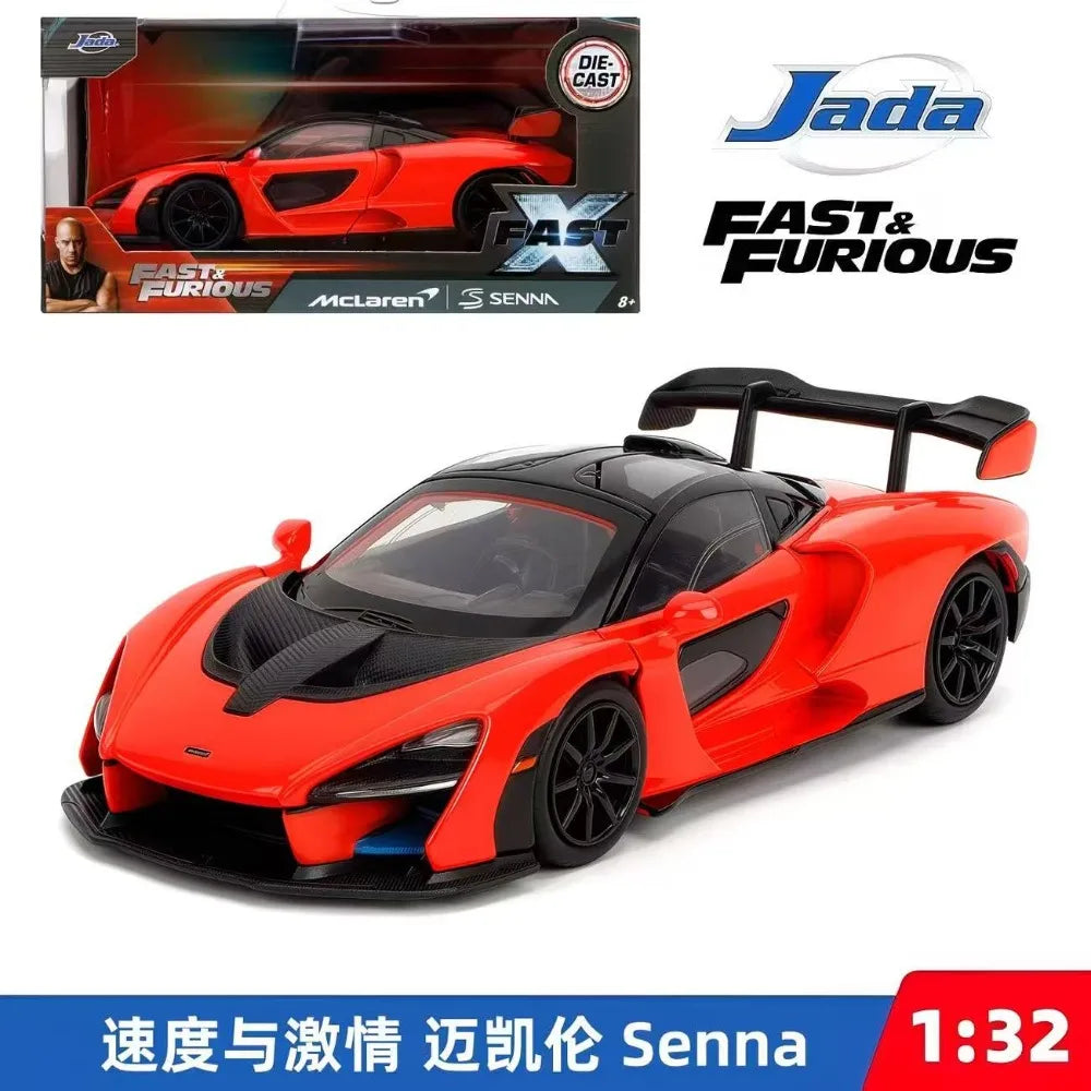 JADA Toys 1/32 Scale Diecast Model Car Jurassic Park and Fast & Furious Series Various Styles Movie Vehicle Collectible Toy Gift