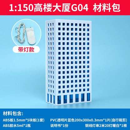 1/150 N Scale Diorama Models Architecture Building House Outdoor City Railway Layout Street Building Scene Model Toy Gift