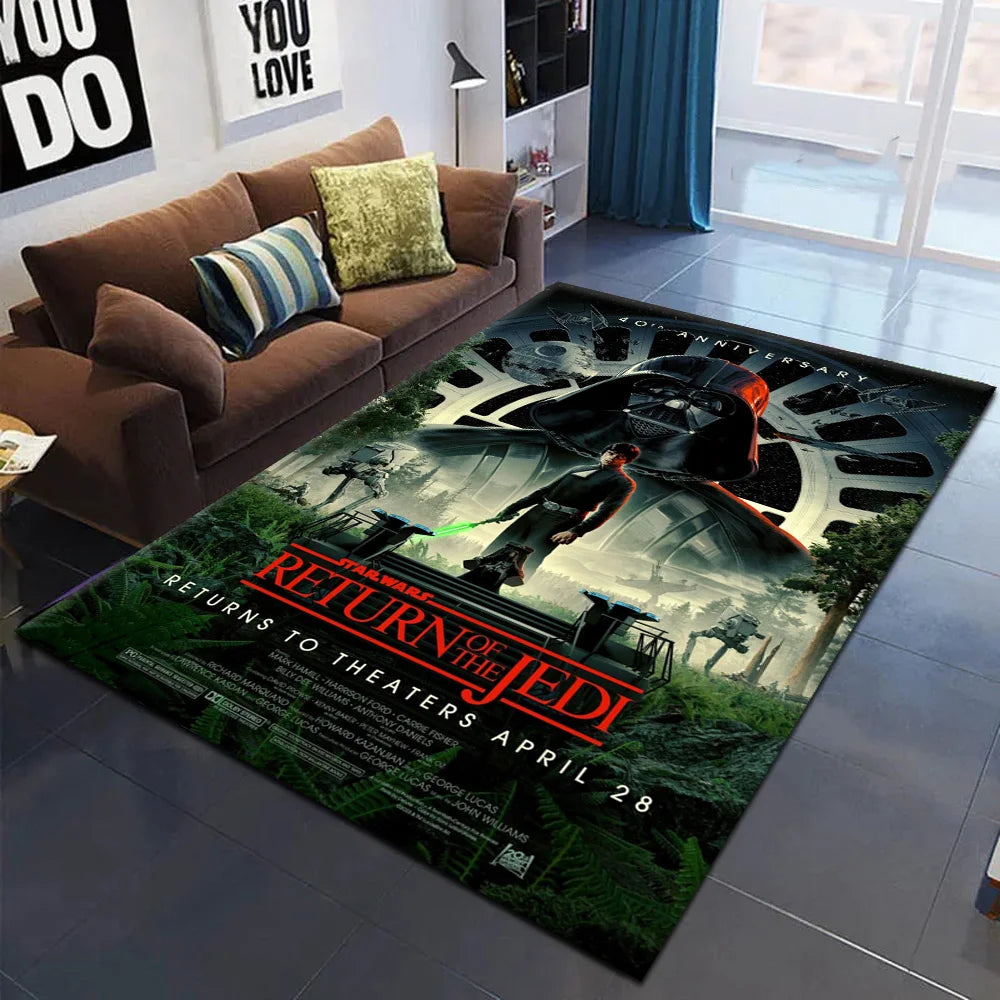 20th Anniversary 2025 S-Star W-Wars Revenge of Sith Scifi Film for Bedroom Living Room Sofa Home Anime Rug Non-slip Floor Mat