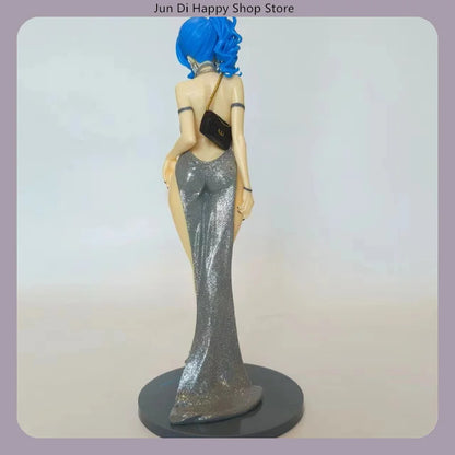 26cm Azur Lane St. Louis Evening Dress Standing Pose Anime Figure Model Statue Collection Desktop Decoration Ornament Toy Gift F