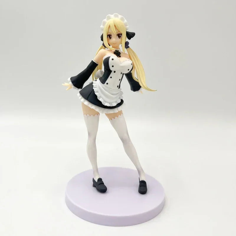 FAIRY TAIL Lucy Heartfilia Anime Girl Figure Erza Scarlet/Natsu Dragneel/Mirajane Strauss Action Figure Model Doll Toys Gifts