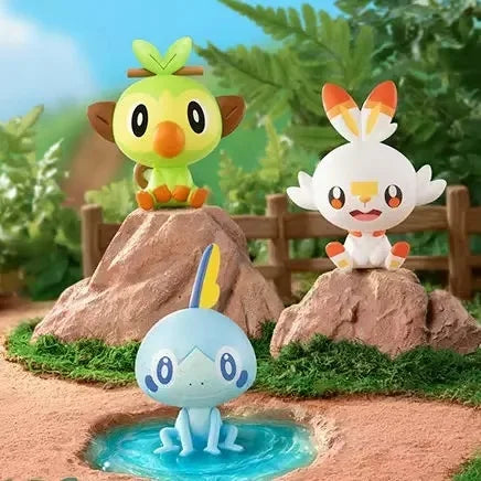 Genuine Funism X Pokémon Palmsize Wonders First Partner 30th Anniversary Blind Box Series Bulbasaur Squirtle Charmander Toy Gift