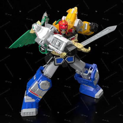 New Stock Bandai SHOKUGAN Star Animals Rangers-Galaxyman Action Toy Figures Galactic Orc Silver Armor King Anime Figures Toys