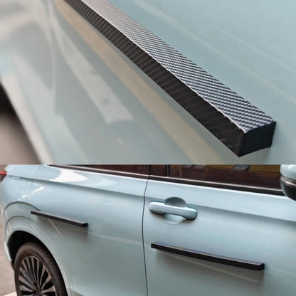 50CMx2CMx3CM Magnetic Car Door Anti Collision Protection Strip Carbon Fiber Car Sticker Decoration Body Anti-scratch Protector