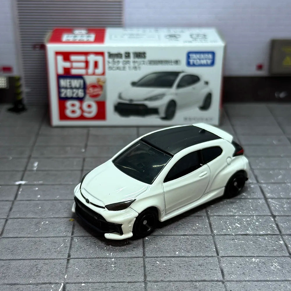 New In Stock Tomy Tomica No.89 Toy Ota Gr Yaris Pressure Cast Alloy Car Creative Toys Hobby Model Collectable Ornament Fans Gift