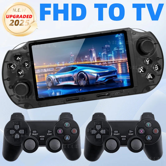 VILCORN SF3000 HD Handheld Game Console for PS1 MAME Retro Emulator 4.5 inch FHD Portable Gaming Machine Christmas Gift