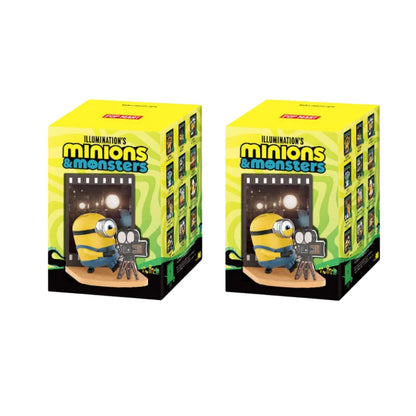 POP MART ILLUMINATION'S Minions Monsters Series Trendy Mystery Box Anime Action Figure Blind Random Box Toys Model Ornament Doll