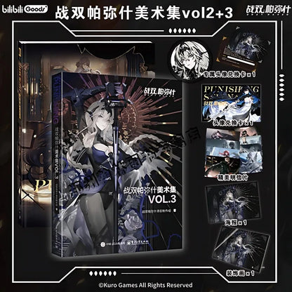 5 Books Punishing Gray Raven Official Art Collection VOL2+3+Interlude VOL1 Comic Books Art Illustrations Game Artbook