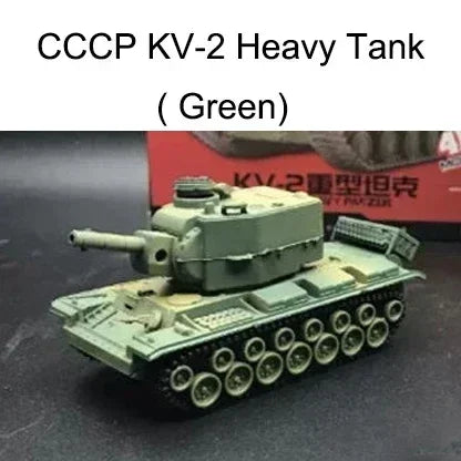 1/72 Plastic Assembled Tank Model Kit WWII Military Model Puzzles 24 Styles Tanks Sand Table Tanks Toys for Boys