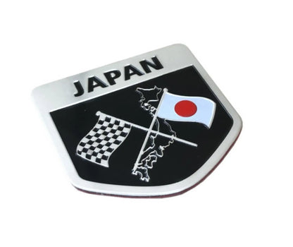 Car Styling Metal Japanese Flag Emblem Badge Logo Japan Sticker Decal For Subaru STI Impreza forester Tribeca XV BRZ WRX Outback