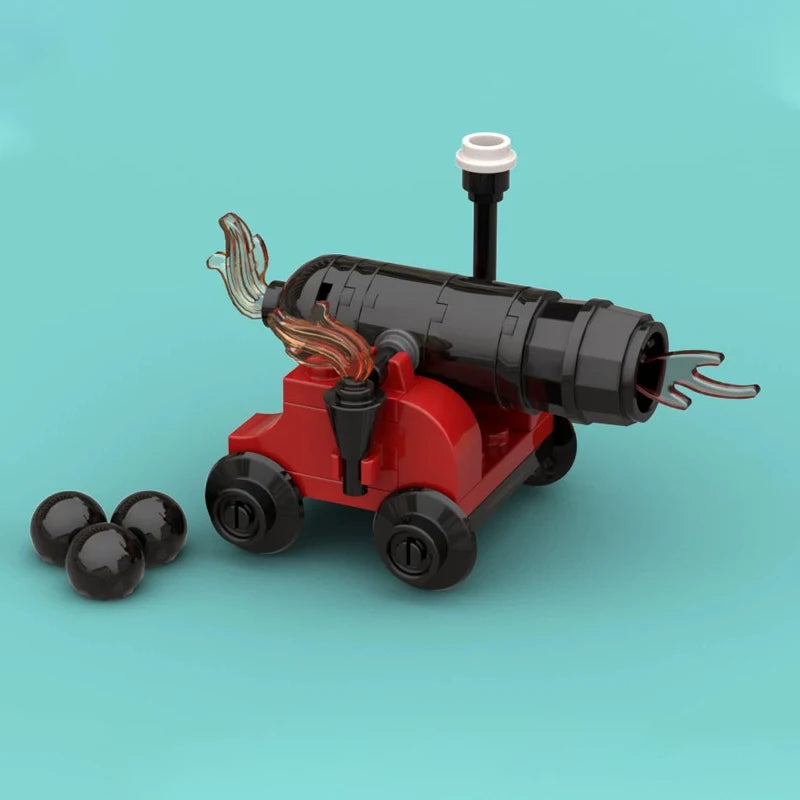Medieval Scene Building Blocks Castle Street View Winery Tavern Loom Stove Leather Drying Rack Shooting Range Cannon Bricks Toys