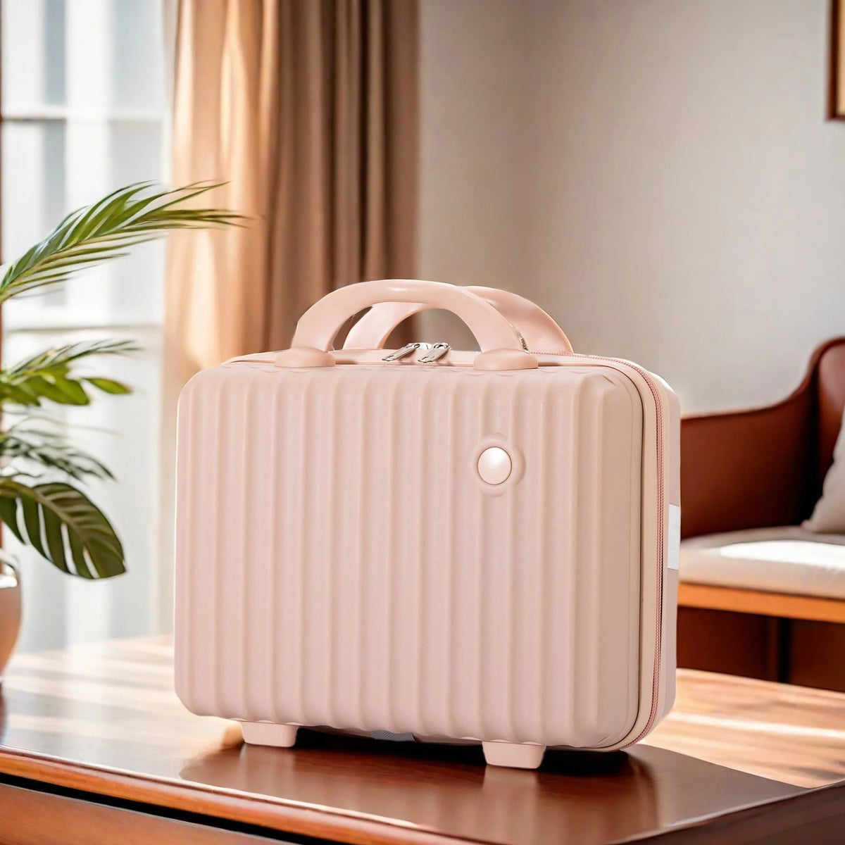 Portable Satchel Cosmetic Bag for Women Large Capacity Travel Toiletry Bag 2024 New Classy Toiletry Bag Box