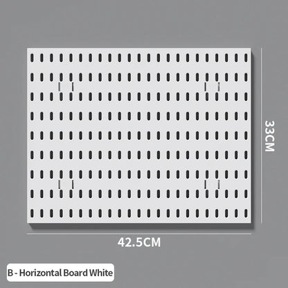 Home Furniture Storage Pegboard: Desktop Standing Height-Adjustable Storage Rack, Also for Displaying Decorative Figurines