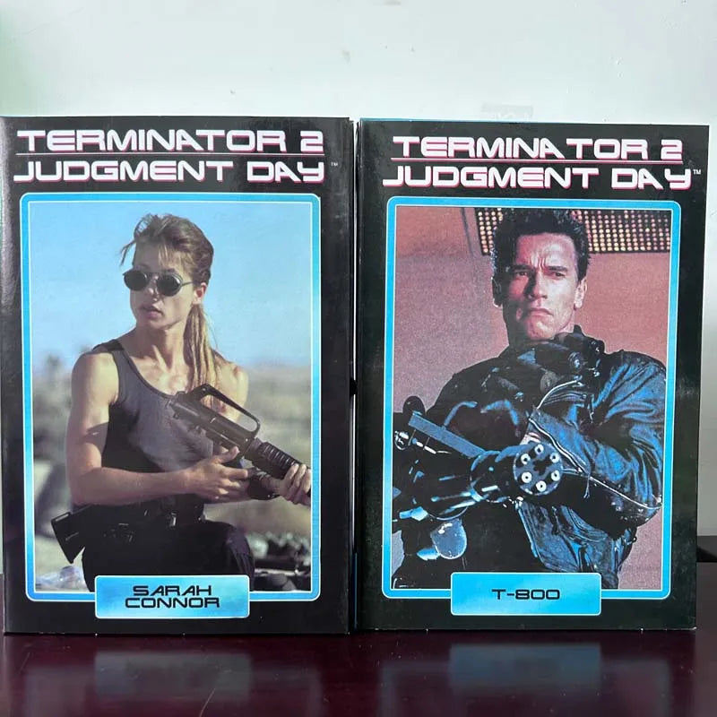 Figure Terminator 2 Judgment Day T800 Sarah Connor T-800 Arnold Schwarzenegger Commando Action Figure Model Collectible Toy