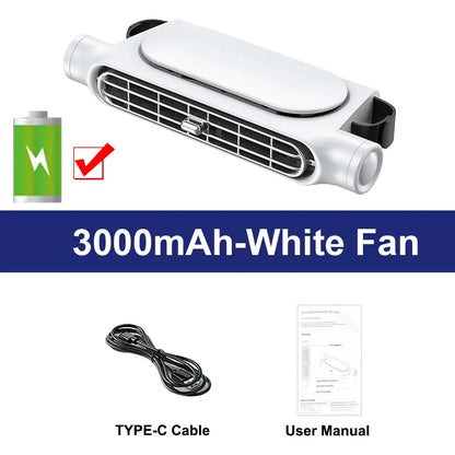 Yanace 12V Car Seat Fan Headrest Cooling Blower USB Strong  Universal Summer Artifact  Passenger Cool Conditioner Accessories
